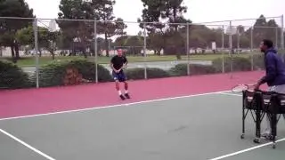 Thomas Shubert - Baseline Footwork Spanish Tennnis Drill
