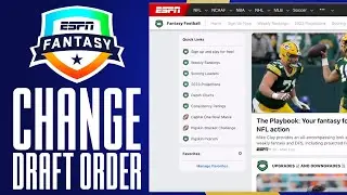 How To Change Draft Order ESPN Fantasy (2025) Simple Tutorial