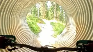 Peak Flowline. Difficulty Blue. Lenght-7700m. Descent-483m. Bike Park Schladming.
