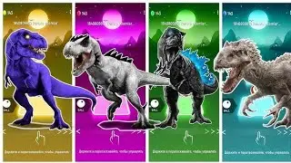🦖 Indoraptor vs Jurassic World vs T-Rex Spider Man vs The Good Dinosaur | Coffin Dance 🪩