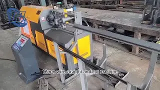 round wire 12mm factory direct sales carbon steel wire rod straightening and cutting machine