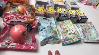 UNBOXING SURPRISE EGGS. SOFT SQUEEZY TOYS AND MY MELODY