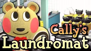 Cally's Laundromat in Happy Home Paradise: Animal Crossing New Horizons DLC Speed Build