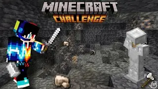 I BUILD MY IRON ARMOR IN 2 MIN #minecraft #bedrock #ironarmor #funny 
