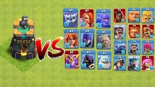 Bomb Tower VS All Troops | Clash Of Clans