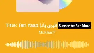 Teri Yaad Enjoy 2025 Song