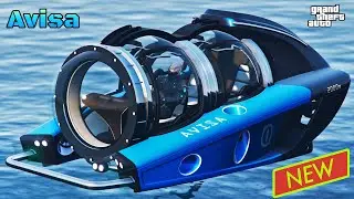 Обзор НОВОЙ подводной лодки Avisa | GTA Online | Ограбление Кайо-Перико | DLC