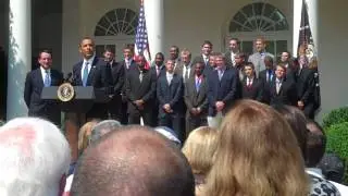 Duke Blue Devils in the Rose Garden - White House
