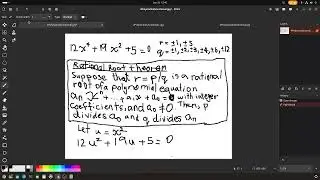Solving 4th Order Polynomial with irrational roots