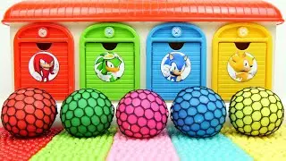 Satisfying Video | How I Made All M&M's Candy 6 Color Mixing in 4 Color Magic Garage ASMR Sounds