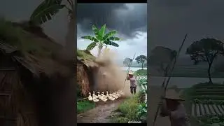 Very painful and sad rain storm😢 #nature #sad #rain #status #tears #sadface #shorts   #shortsviral