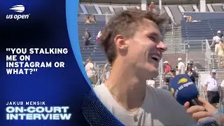 Jakub Mensik On-Court Interview | 2025 US Open Round 1