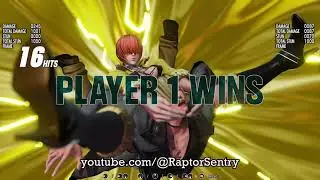 KOF XV Shermie Anti-Air Shatterstrike Trade Only TOD 100% Towards Corner Combo (Mid Blue Raw Max)
