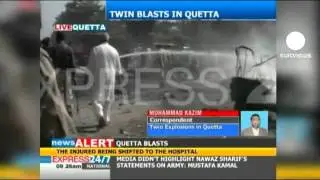 Double bomb attack targets Pakistan military