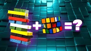 This is a JENGA RUBIK'S CUBE sticker mod: Stack Cube
