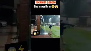 god saved man ⚡😱 #god #shorts #saved #lifesaved