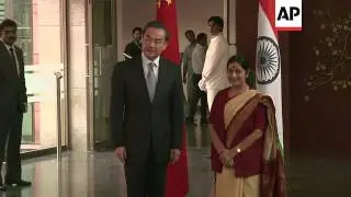 Chinese FM Wang Yi arrives in India for talks with counterpart Swaraj