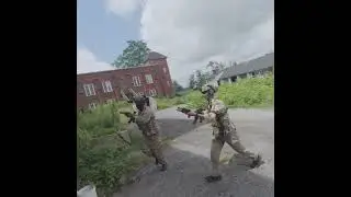 #airsoft in a prison! Video coming out this Wednesday 🫡  #airsoftcqb #airsofter #cod #epic #diy