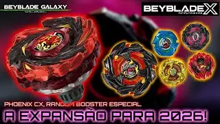 PHOENIX FLARE, Random Booster ESPECIAL e uma pr&eacute;via do MONSTRO de MAR&Ccedil;O para Beyblade X!