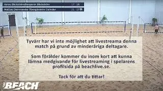 Gruppspel - Amos B&auml;ckstr&ouml;m / Benjamin B&auml;ckstr&ouml;m vs Mattias Dammander &Aring;berg / Joakim Celind