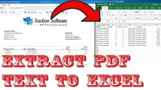 How to Extract Specific Text from a PDF to Excel