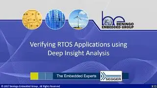 SEGGER Webinar - Hosted by Jacob Beningo - Verifying RTOS Applications using Deep Insight Analysis