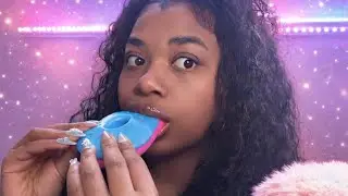 ASMR Squishy Doughnut🍩 Chewing Sounds (Relaxing) 
