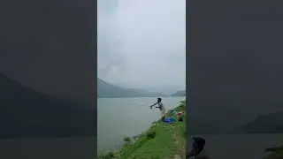 Fishing at Fewa lake
