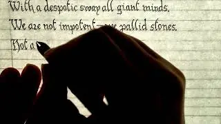 Handwriting E. A. Poe&rsquo;s &ldquo;The Coliseum&rdquo; Part 14