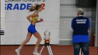 Maryna Kovtunova (UKR) 183 cm High Jump Women 2. Place Balkan U20 Indoor Championships Belgrade 2022