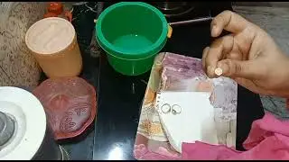 गंदे नोज़ रिंग गोल्ड को कैसे साफ़ करें? ❤️how to clean gold dirty nose ring 🛍️🙏