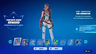 Fortnite Crew Skin For August (Showcase)