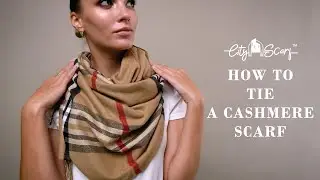 How to Tie a Cashmere Scarf | Product Video for Amazon
