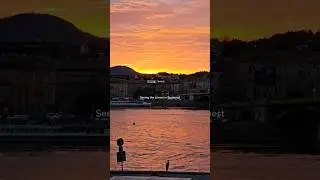 The sunset in Budapest is a must see