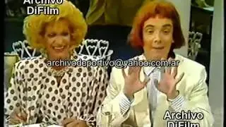 Mirtha Legrand con Edda Díaz Guillermo Gil Carlos Russo Cherutti Artaza - DiFilm (1990)