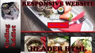 Responsive Website HTML5/CSS3/BOOTSTRAP/JQUERY 2 - Header HTML