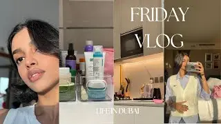 FRIDAY VLOG - Skincare, Meditation, Work & Winding Down (Life in Dubai)