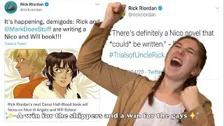 RICK RIORDAN'S NEW NICO DI ANGELO AND WILL BOOK CONFIRMED || Theories & What We Know So Far
