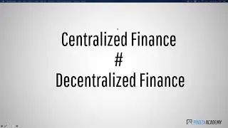 THE DIFFERENCE BETWEEN CEFI AND DEFI