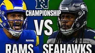 Rams vs Seahawks LIVE Watch Party | NFC Championship 2025 | Fantasy Football Talk