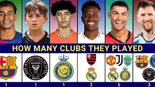 Comparison: Ronaldo vs Messi vs Yamal vs Vinícius vs Ronaldo Jr vs Thiago Messi | 10 vs 7