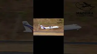 SWIFTAIR ATR 72 TAKING OFF FROM RUNWAY 05 MADEIRA AIRPORT #jetworld #aviation #airplane #b787 #b787