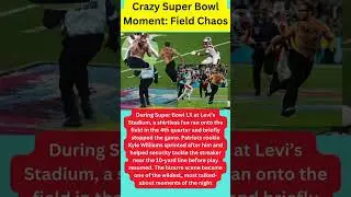 Super Bowl 2026 Chaos! Player Chases Streaker on Field 🏈😱