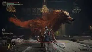 Elden Ring - Red Wolf of Radagon - Solo Melee Boss Fight