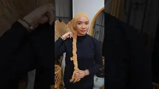 Side Turban With A Twist | Hijab Tutorial #fashionstyle #fashion #shawl #hijabtutorial #turban