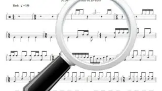 Look Inside the Drum Part - Strange deja vu Measure 148-149