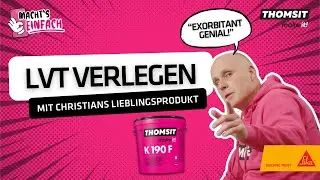 LVT VERLEGEN | Effektiv, effizient , sicher und schnell mit THOMSIT K 190 F ✌🏻
