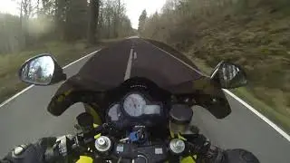 On board Honda vtr 1000f. Winter fun ride this 15 februry 2020 in Belgium