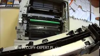 Как удалить фиксатор фьюзера CANON IR 2016, 2020 Учебное пособие