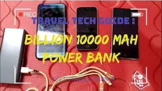 TRAVEL GADGET GUIDE :  Billion 10000 mAh Power Bank |  SSV TECHNOSHUTTERBUG